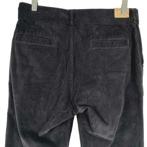 Faherty Orion‎ Velvet Ankle Pants Women's Small Black Tie Waist NWT PT-1896 - Picture 7 of 15